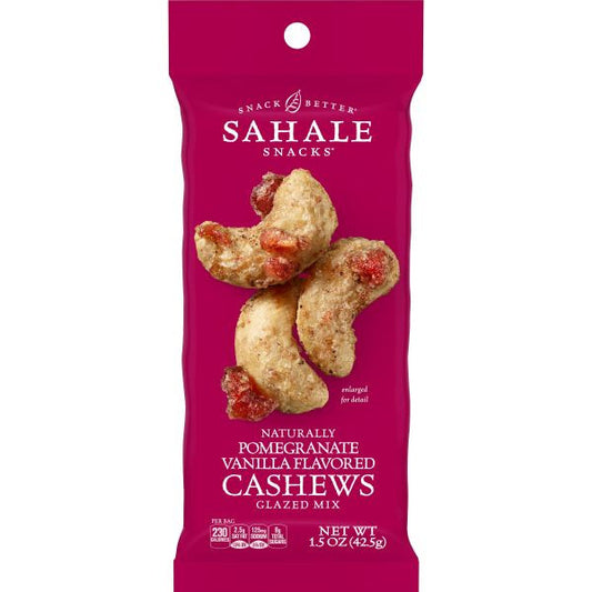 Sahale Snacks Cashew Pom/Van (9-Pack)