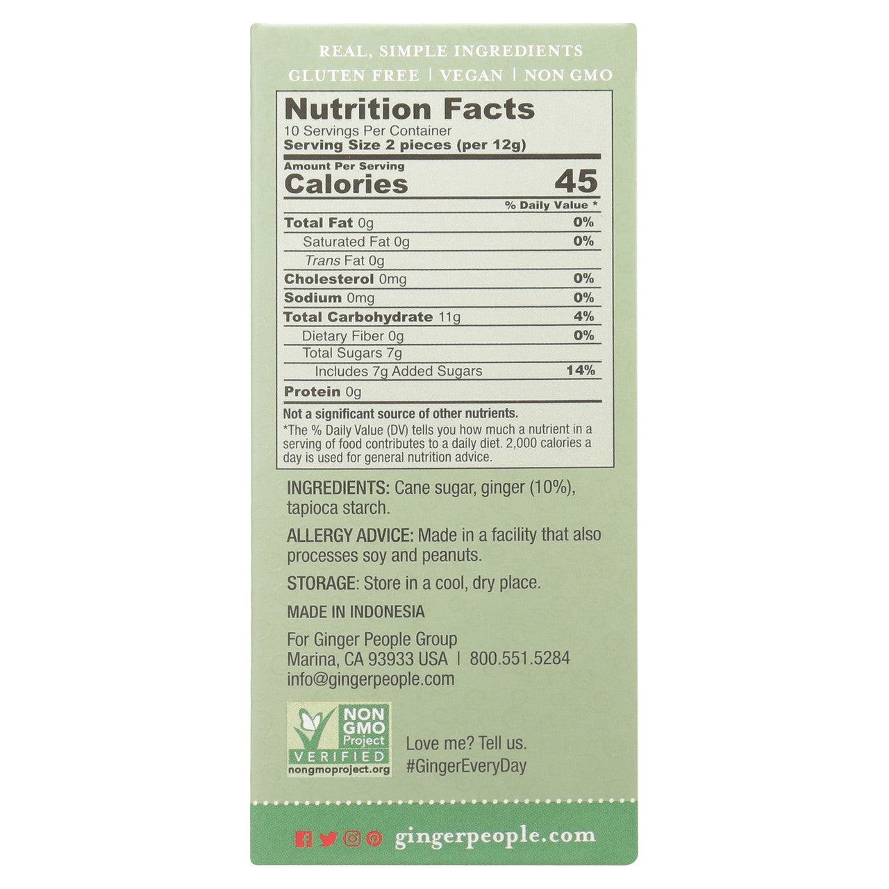 Ginger People Original Ginger Chews (12-pack)
