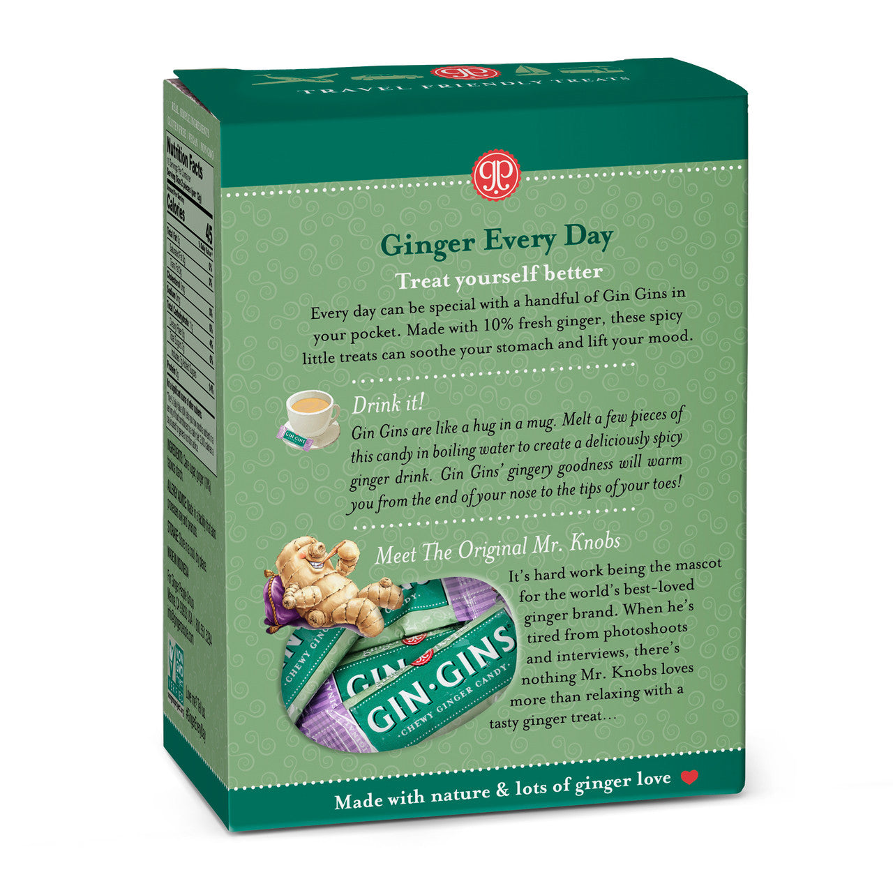 Ginger People Original Ginger Chews (12-pack)
