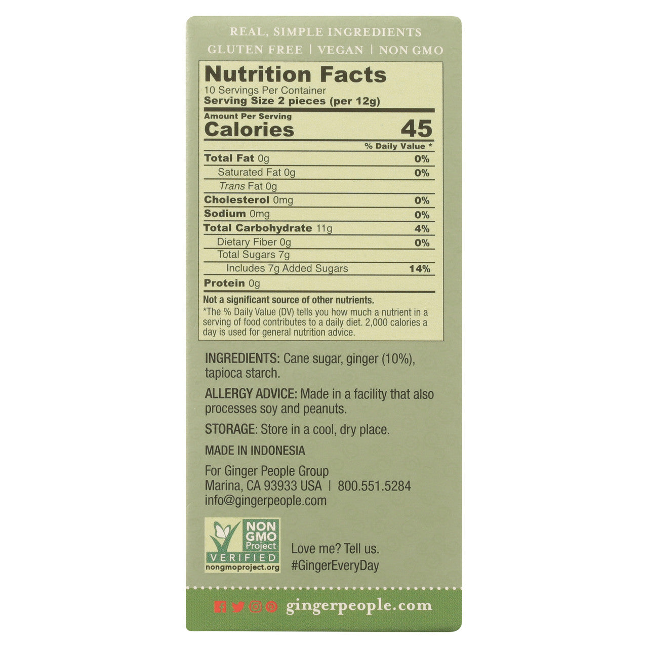 Ginger People Original Ginger Chews (12-pack)